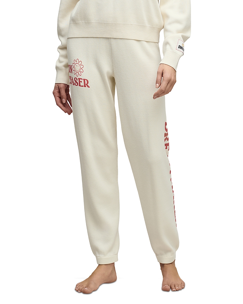 Barefoot Dreams Cozychic Ultra Lite Cotton Smiley Sun & Stars Joggers