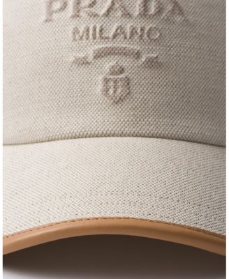  Linen Blend Baseball Cap