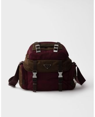  Re-Nylon and Leather Shoulder Bag