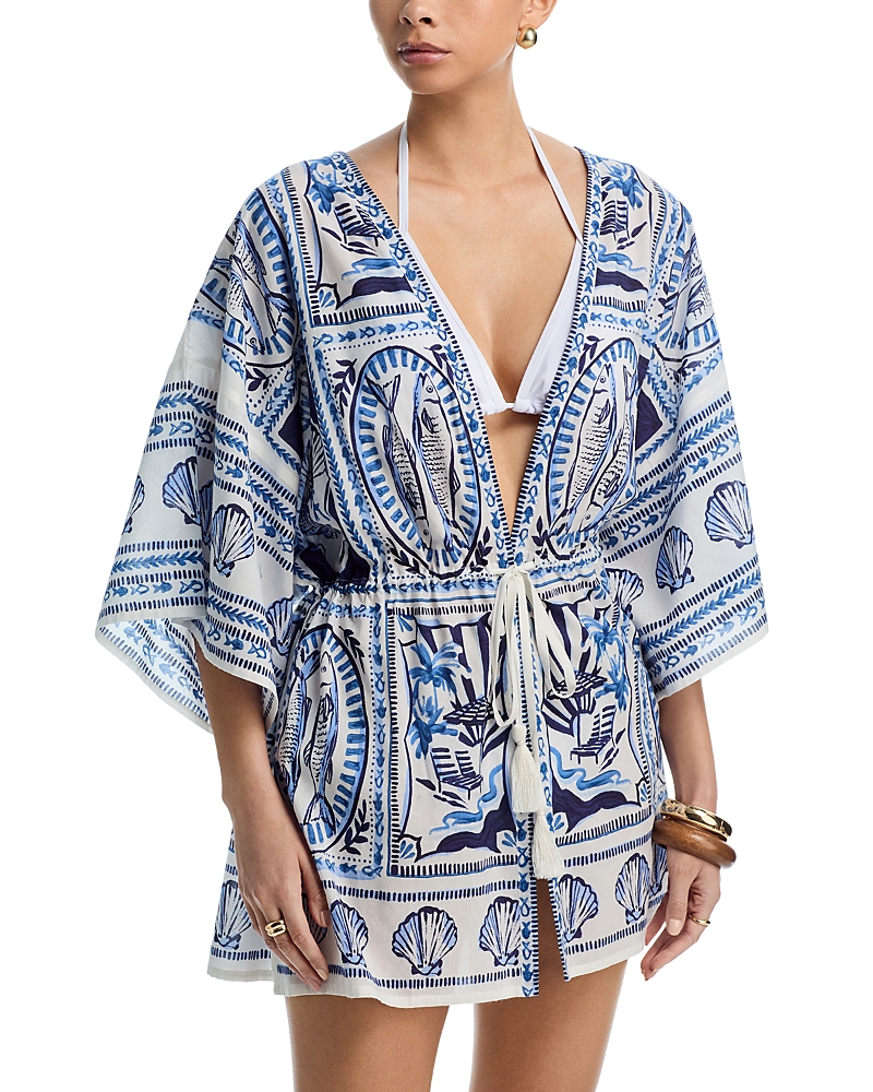 Echo Montauk Tile Robe Swim Cover-Up