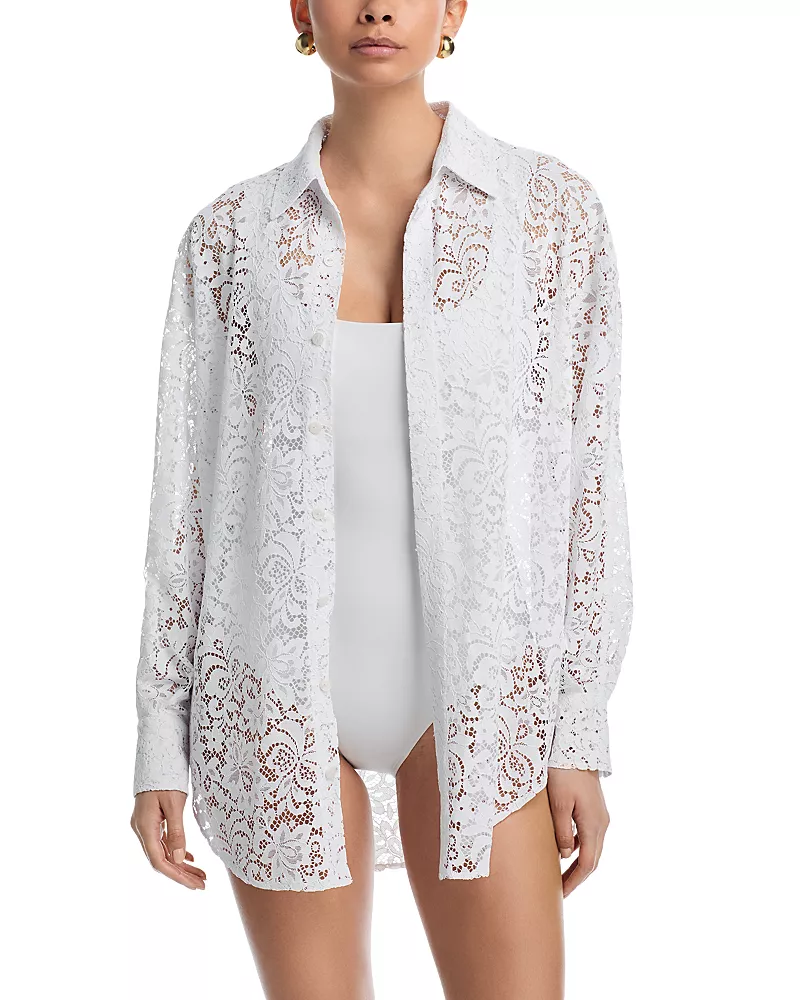 Stylest AquaLace Quick Dry Beach Shirt Swim Cover-Up