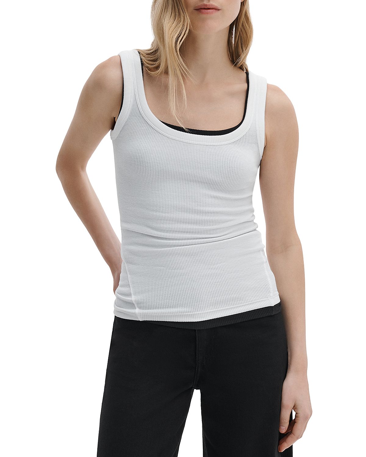 rag & bone The Essential Rib Knit Top