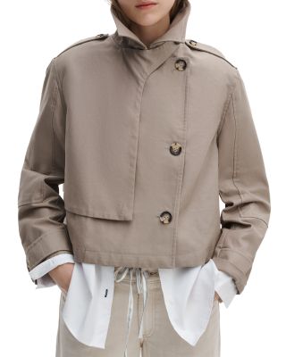 Jamie Cropped Trench Coat