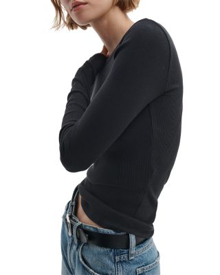 The Essential Rib Knit Tee