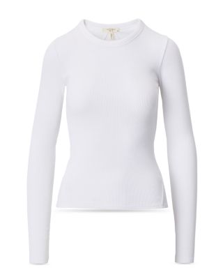 The Essential Rib Long Sleeve Knit Tee