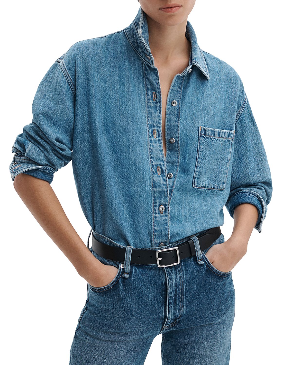 rag & bone Connie Denim Shirt