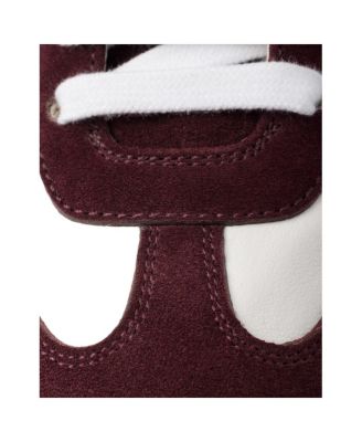 Women's Nappa Leather and Suede Sneakers