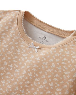 Girls' Ditsy Waltz Printed Snug Fit Short Pajama Set - Little Kid, Big Kid