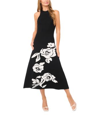 Lavita Halter Floral Midi Dress