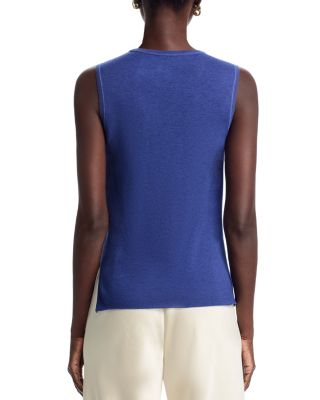 Crewneck Sleeveless Top
