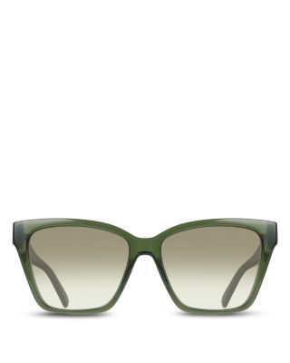 Gancini Hinge Angular Square Sunglasses, 57mm