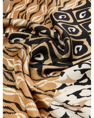 MXACARRE90W1 Printed Silk Scarf 