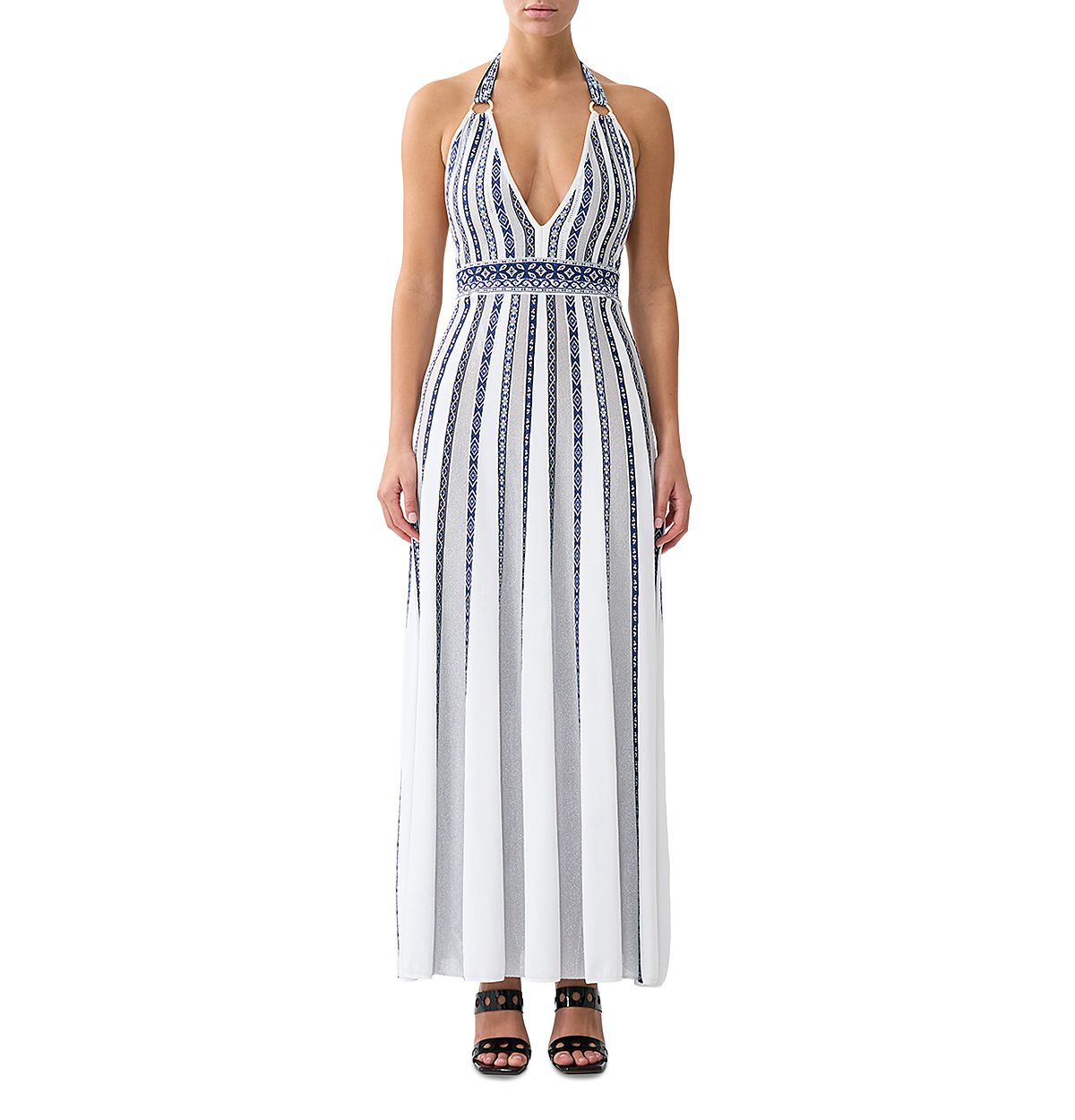 Camilla Halter Neck Knit Maxi Dress