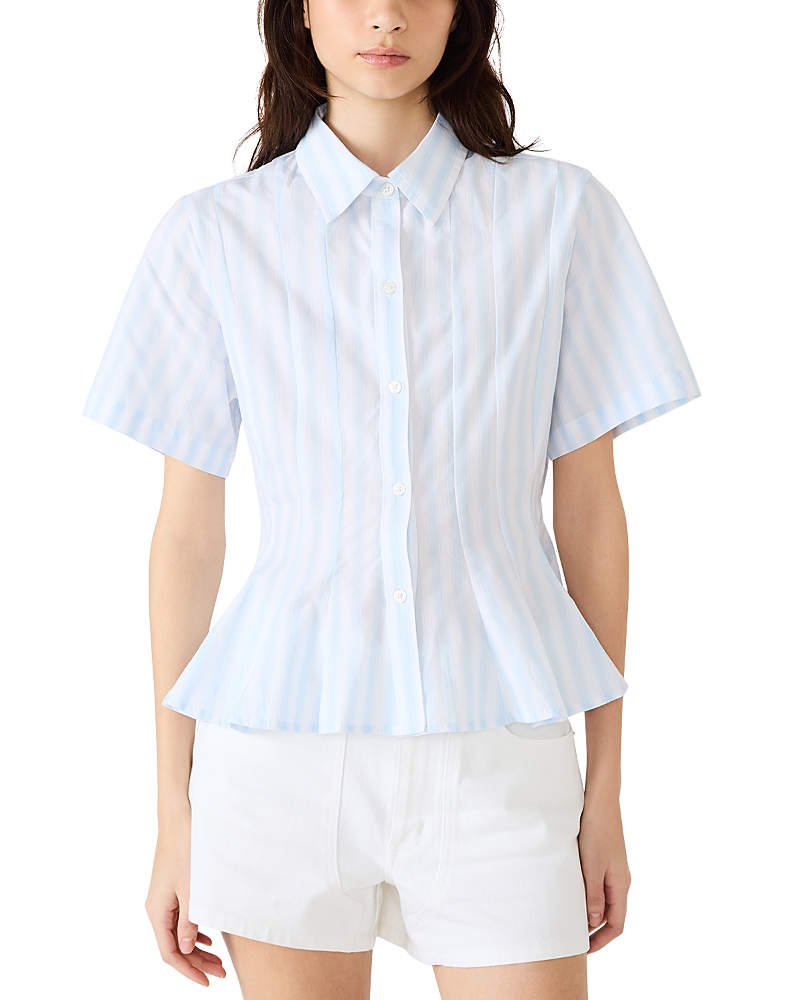Steve Madden Porter Peplum Top