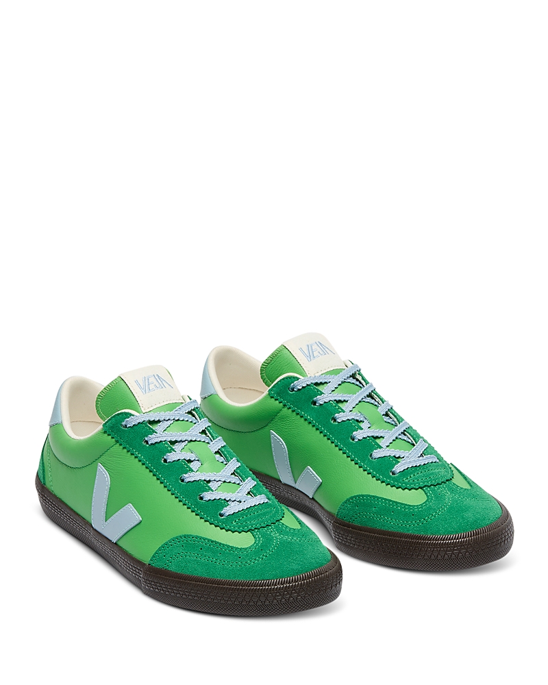 Veja Women's Volley O. t. Leather Leaf Steel Eagle Sneakers