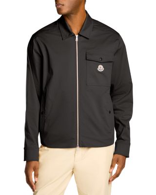 Cotton Blend Gabardine Shirt Jacket