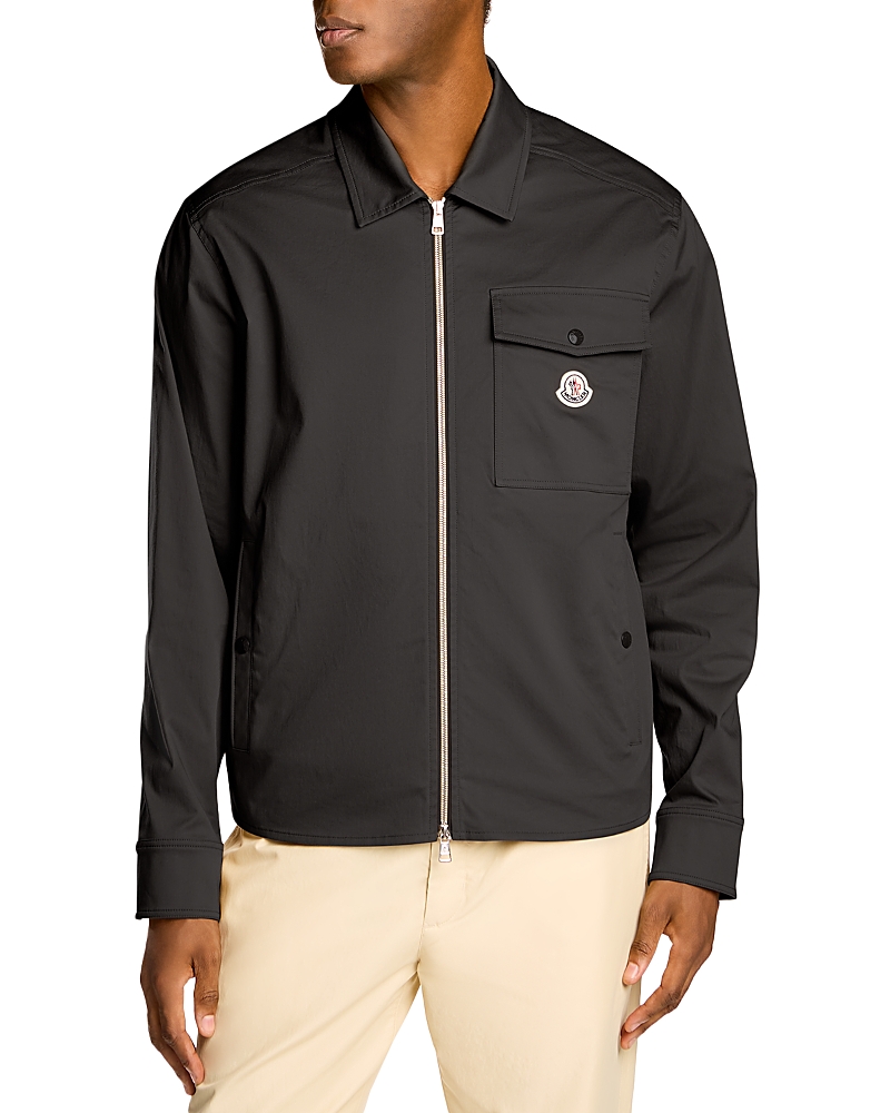 Moncler Cotton Blend Gabardine Shirt Jacket