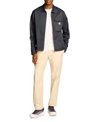 Cotton Blend Gabardine Shirt Jacket