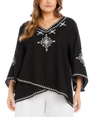 Plus Size Asymmetric Top