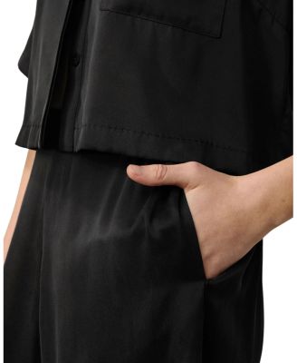 Silk High Rise Pant Set