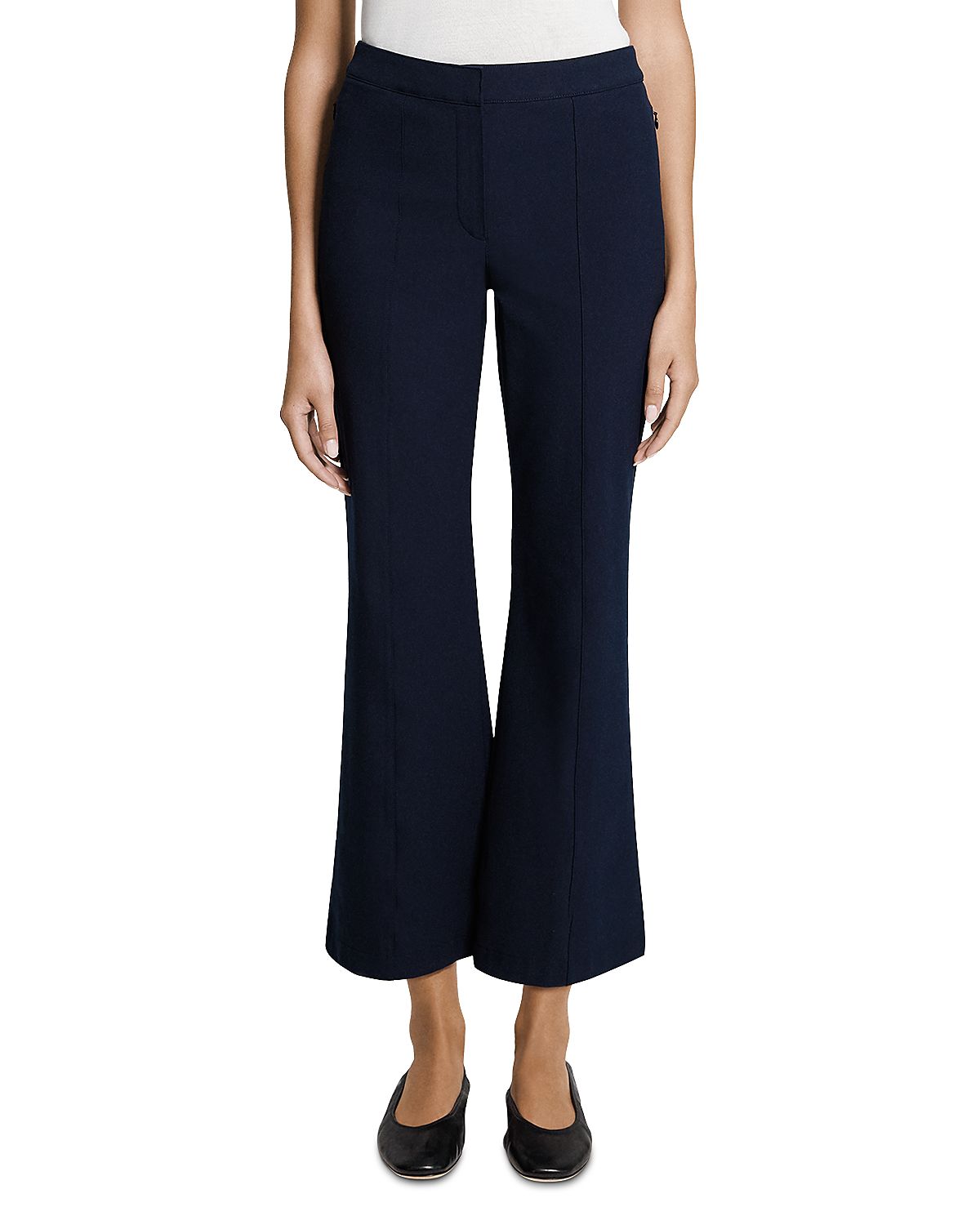 Theory Seamed Kick Flare Bistro Pants