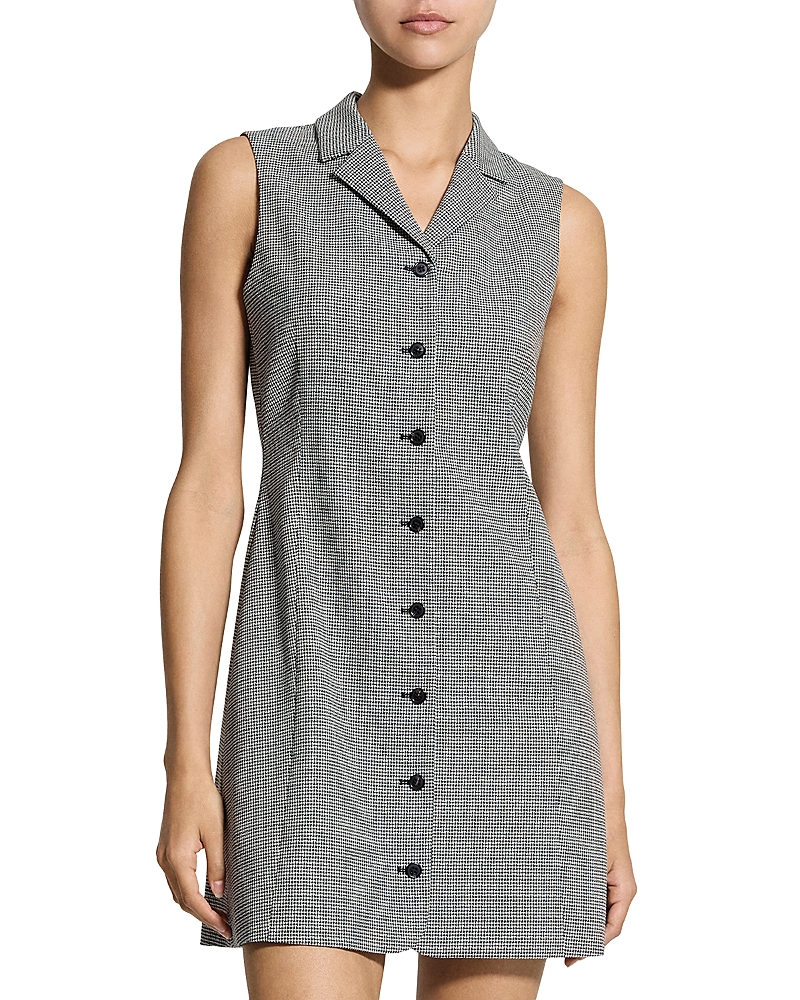 Theory Sleeveless Tailored Button Dress