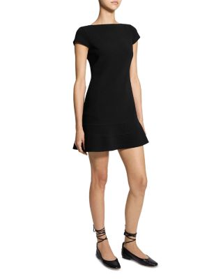 Tiered Seam Cap Sleeve Dress