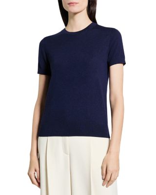 Lightweight Wool Short Sleeve Top