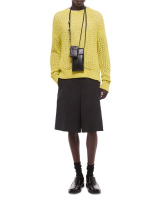 Open Stitch Crewneck Sweater