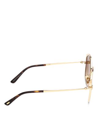 Round Metal Sunglasses, 58mm