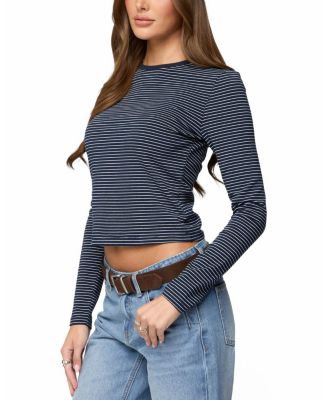 Brianna Striped Long Sleeve T-Shirt