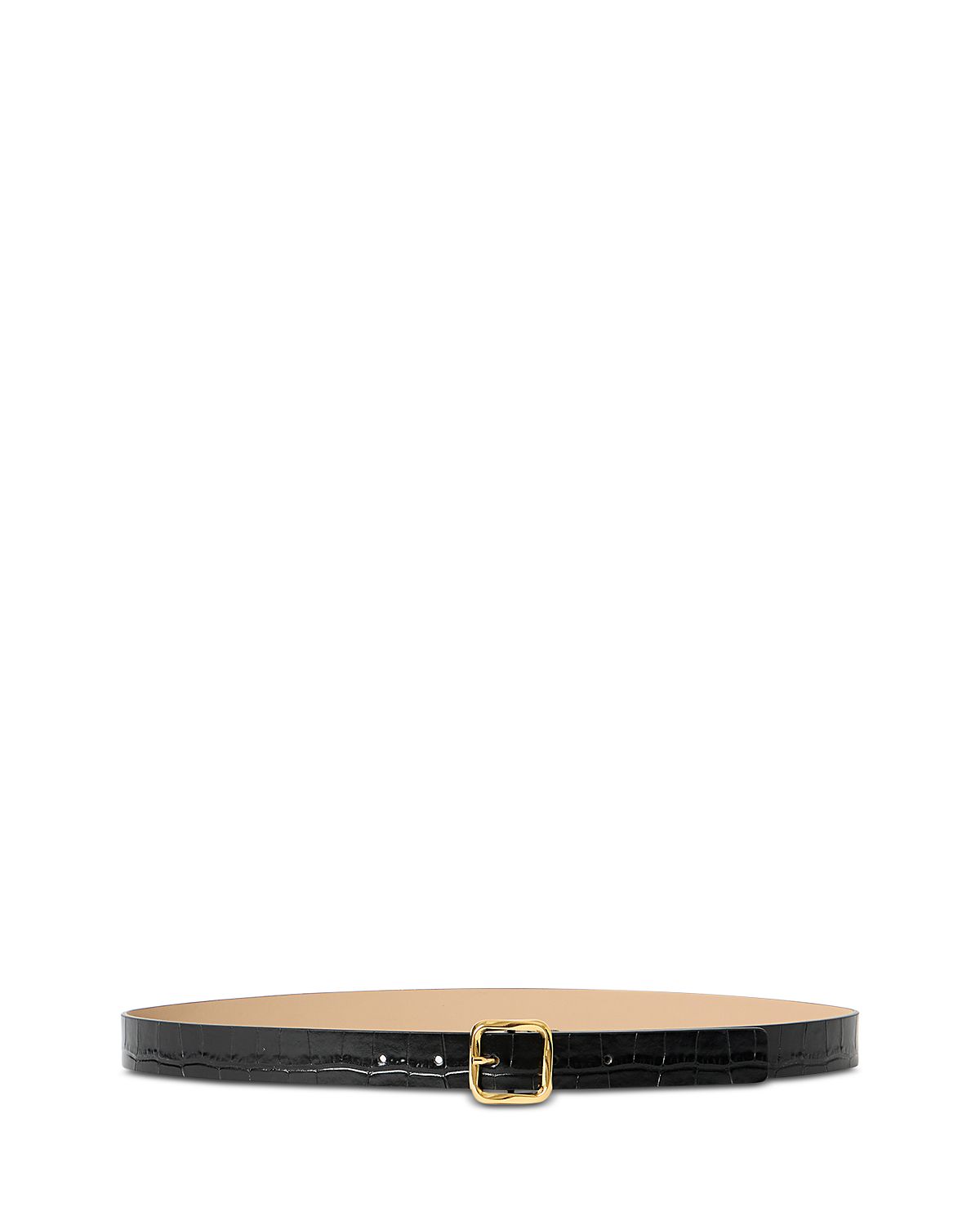 B-low the Belt Women's Ellie Croc Embossed Leather Belt