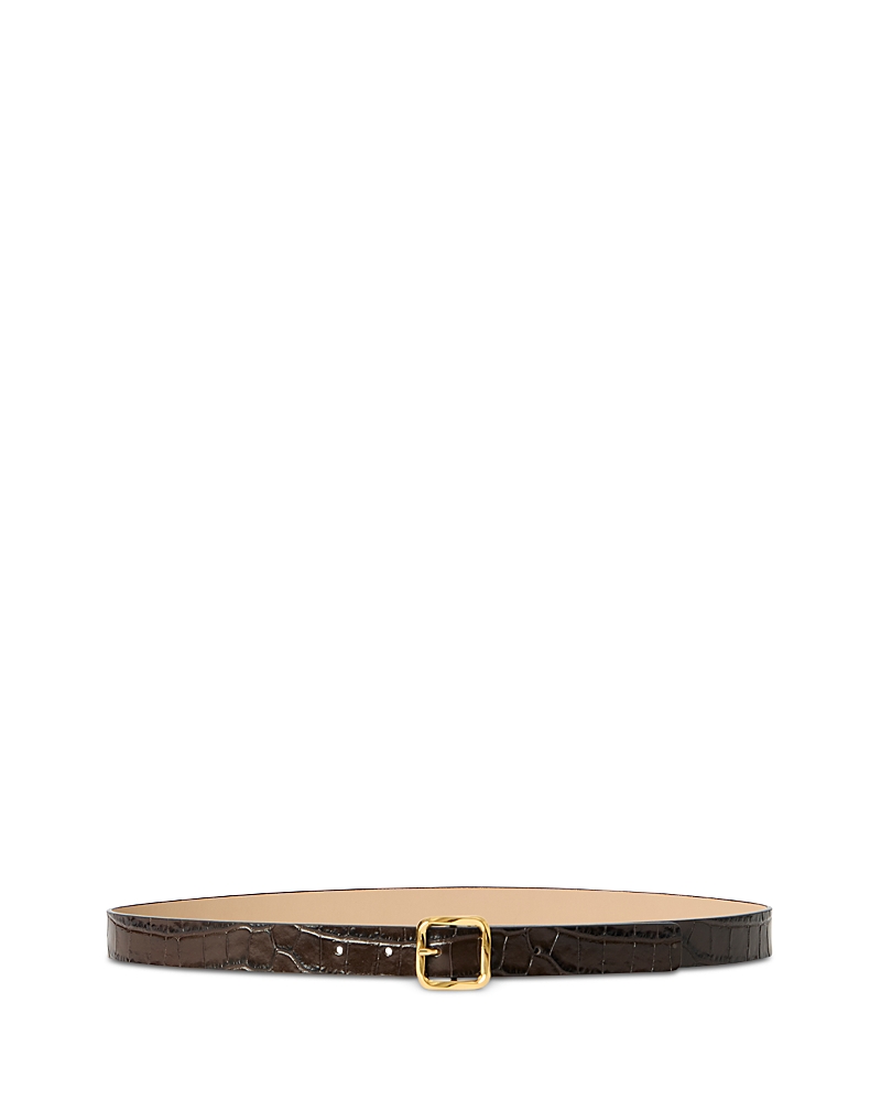 B-low The Belt Women's Ellie Croc Embossed Leather Belt