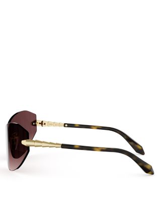 Serpenti Viper Cat Eye Mask Sunglasses, 137mm