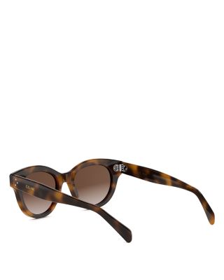 Triomphe Round Sunglasses, 51mm