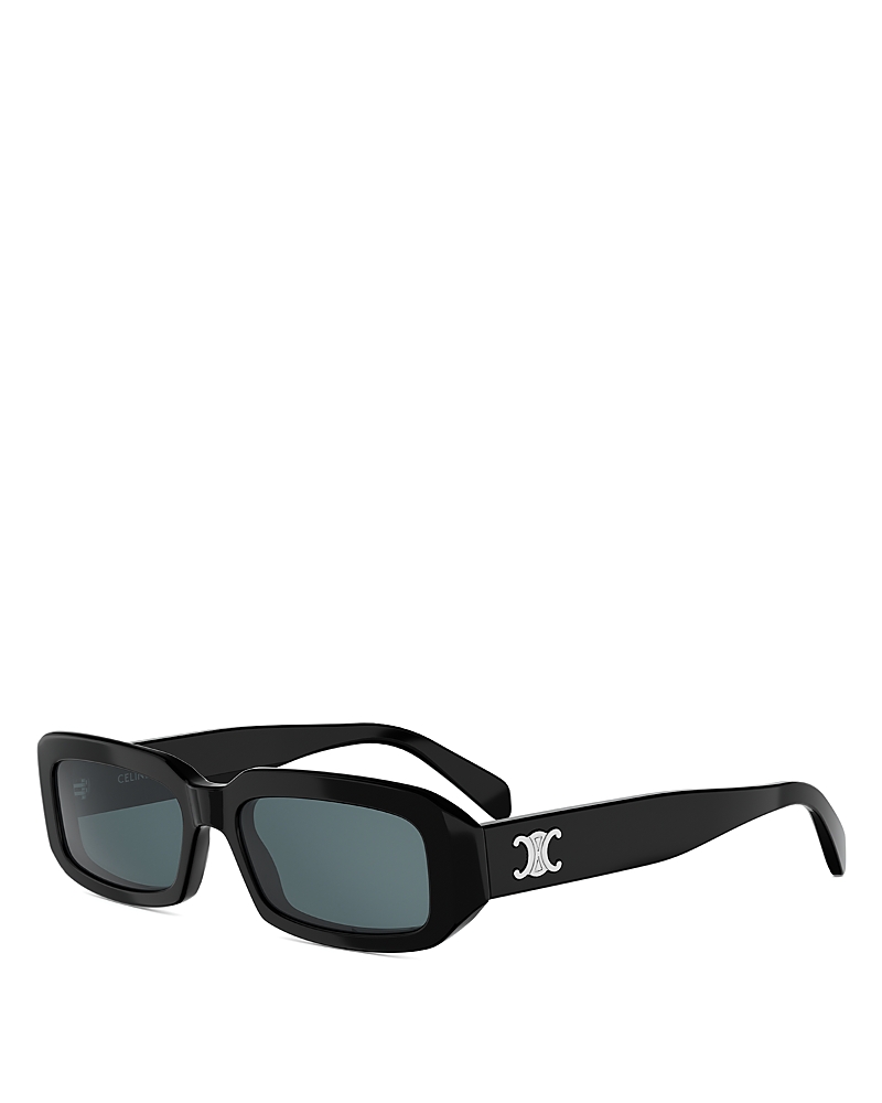 Celine Triomphe Rectangular Sunglasses, 54mm