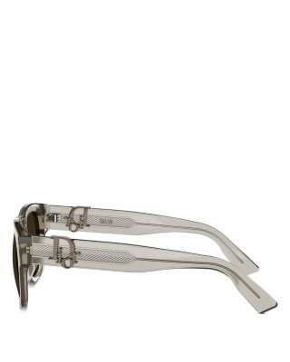 Dior Oblique Square Sunglasses, 53mm