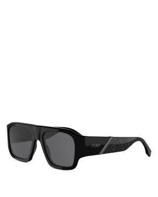 Diagonal Square Sunglasses, 54mm