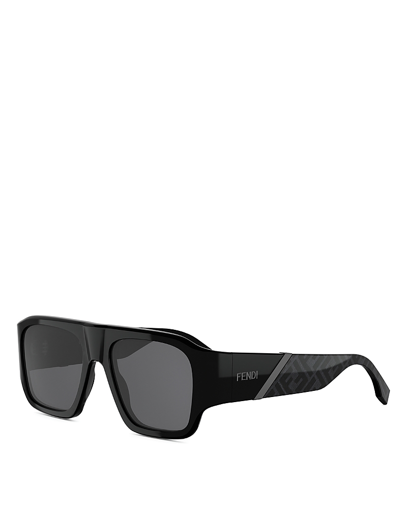 Fendi Diagonal Square Sunglasses, 54mm