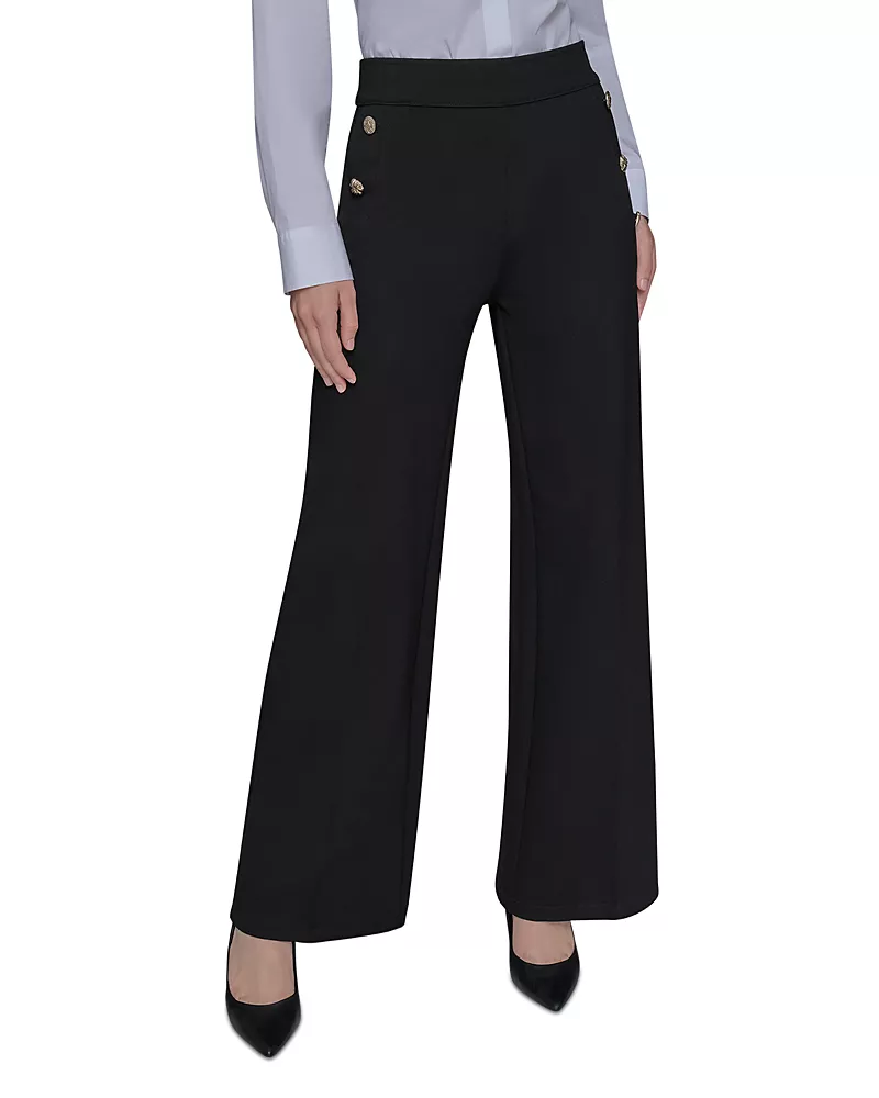 Karl Lagerfeld Paris Sailor Ponte Pants