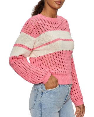 Sporty Openwork Sweater