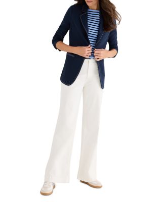 Sleek Accent Stitch Anywhere Blazer