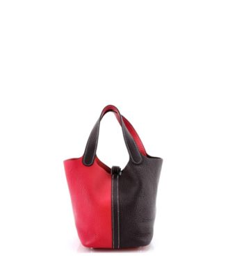 PM Picotin Lock Bag Bicolor Clemence