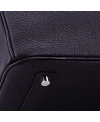 Birkin 35 Handbag Black Togo with Palladium Hardware