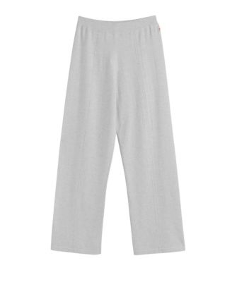  Women's Wool Cashmere Wide Leg Track Pants