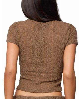 Rye Sheer Textured T Shirt
