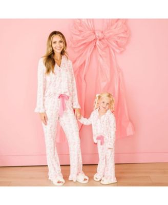  Girls' Heart Floral Trellis Valentine's Day Lounge Set - Little Kid, Big Kid