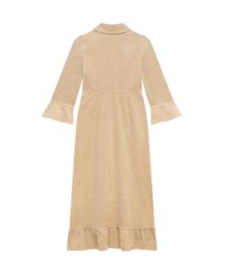  Women's Corduroy Midi Dress
