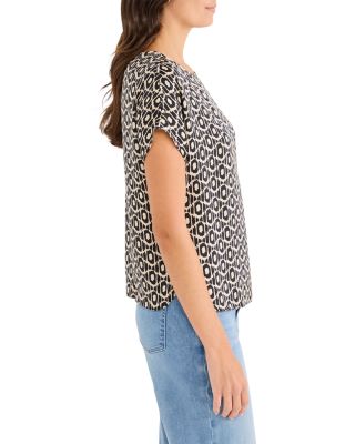 Lacy Diamonds Day Gloss Woven Tee