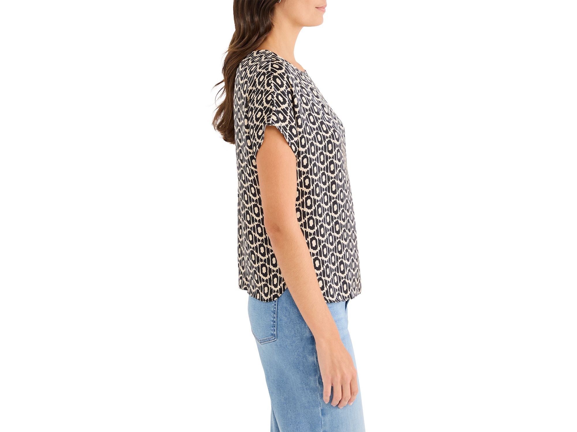 Lacy Diamonds Day Gloss Woven Tee — Image 4
